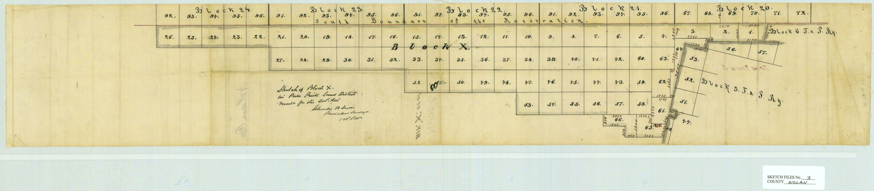 42161, Nolan County Sketch File 3, General Map Collection