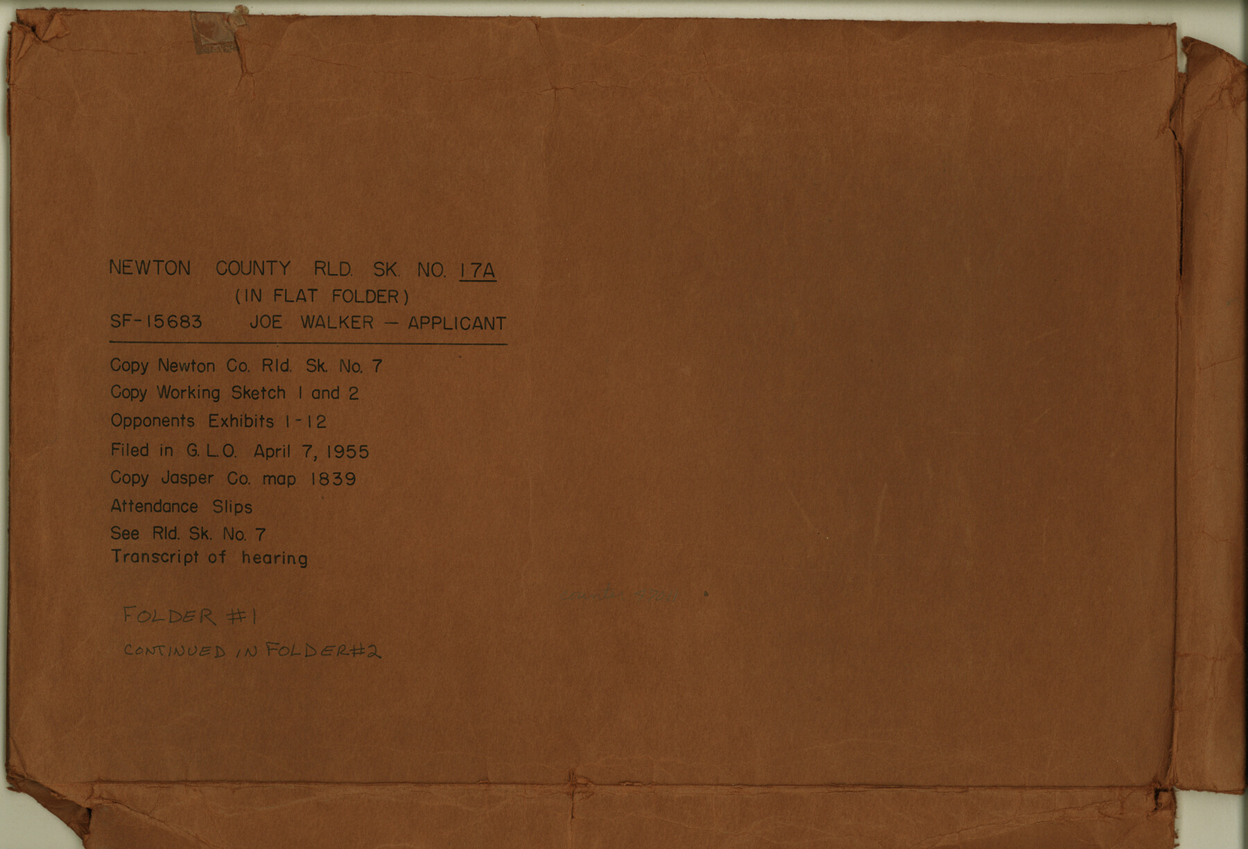 47011, Newton County Rolled Sketch 17A, General Map Collection