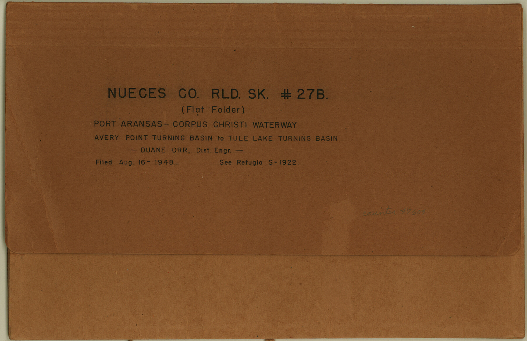 47604, Nueces County Rolled Sketch 27B, General Map Collection