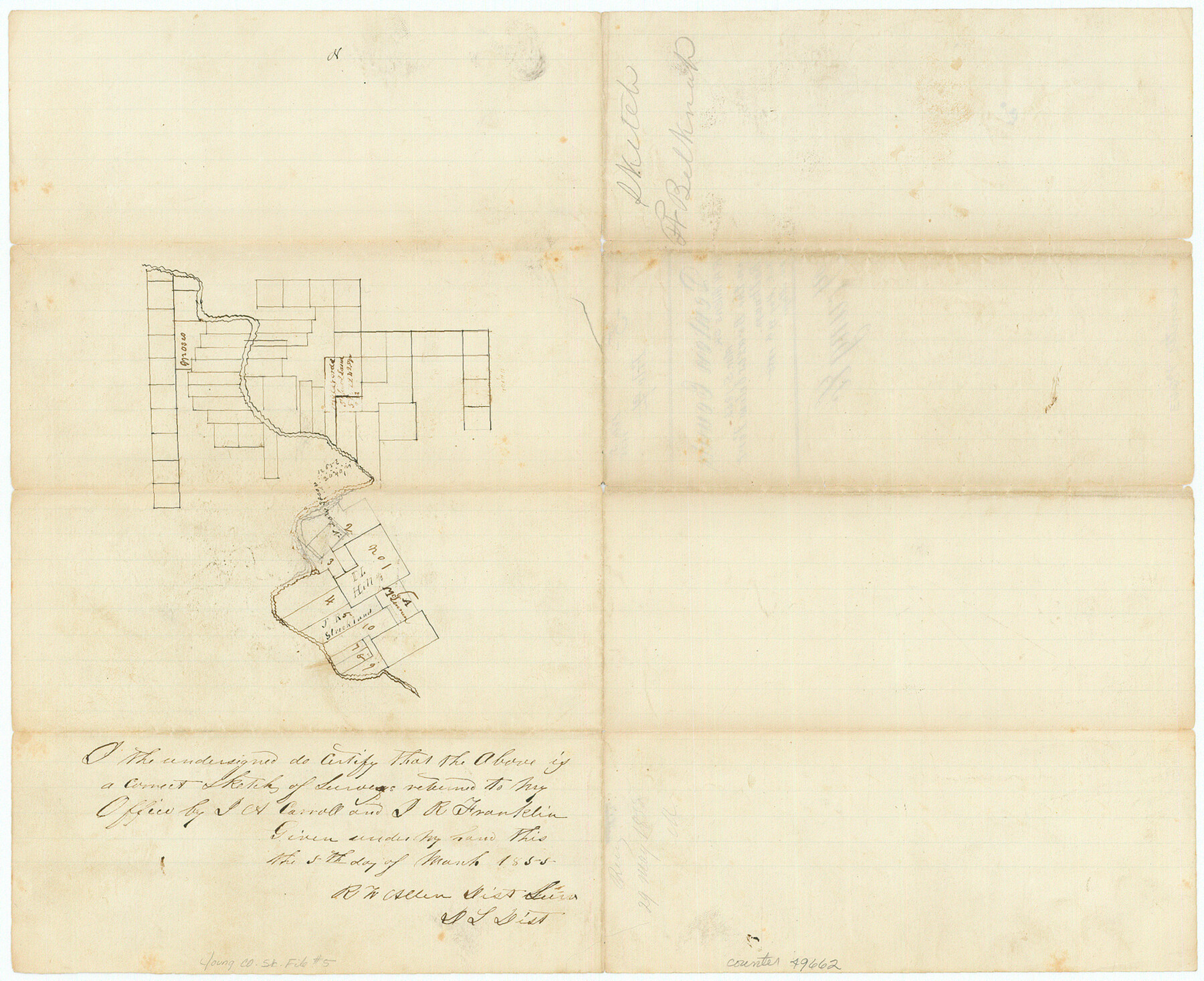 49662, Young County Sketch File 5, General Map Collection