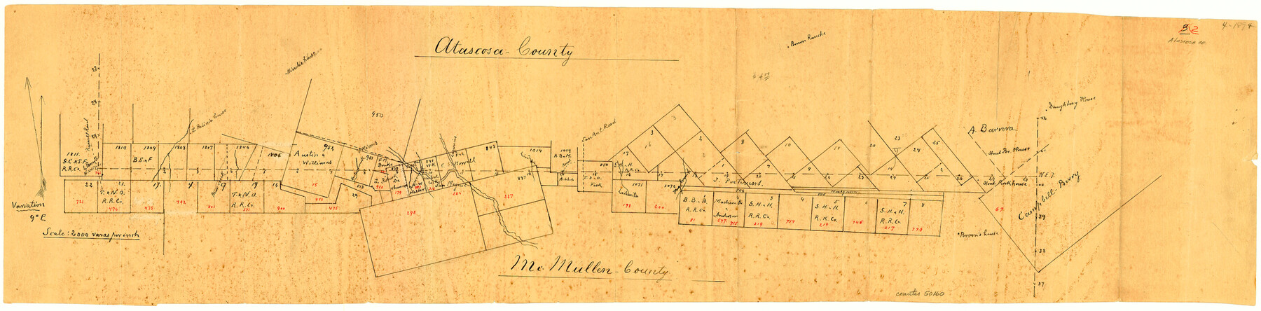 50160, Atascosa County Boundary File 2, General Map Collection