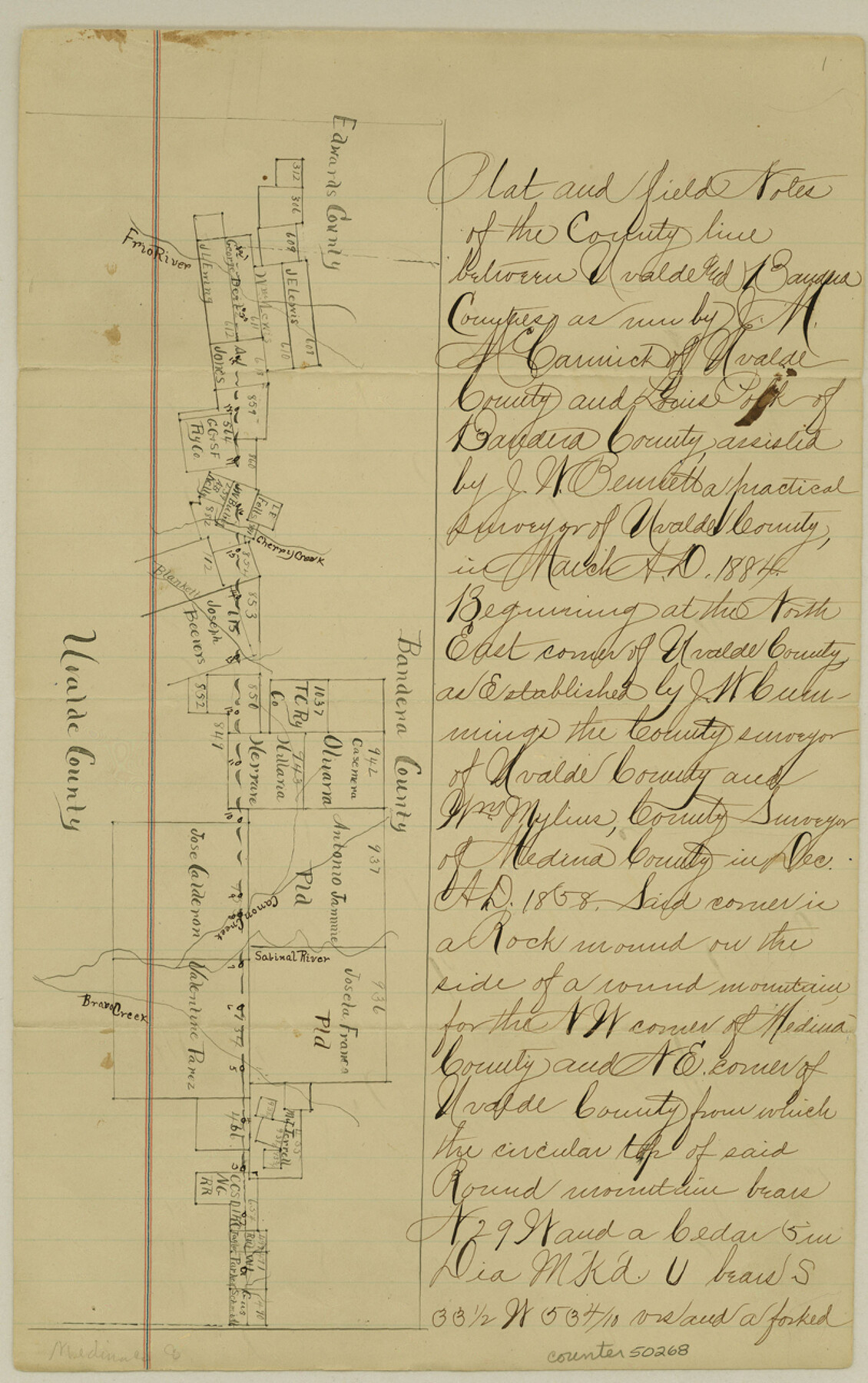 50267, Bandera County Boundary File 4, General Map Collection