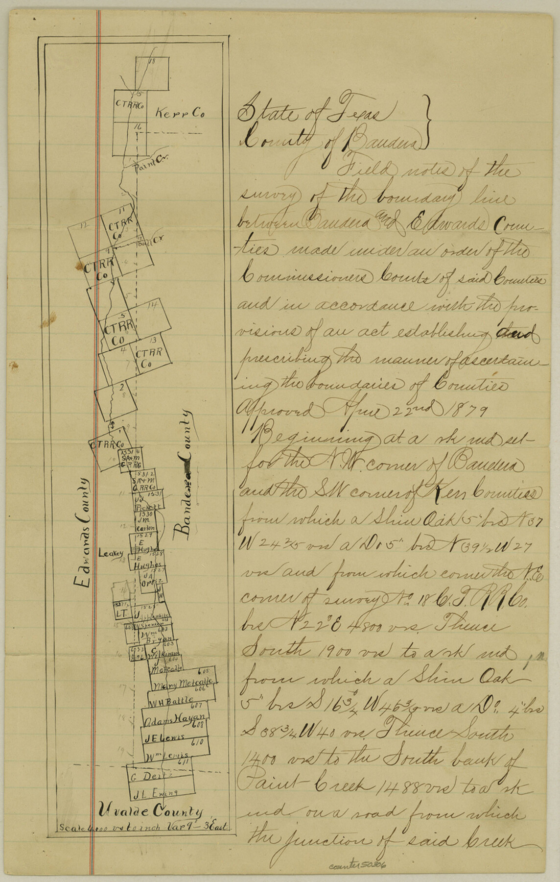 50306, Bandera County Boundary File 7, General Map Collection