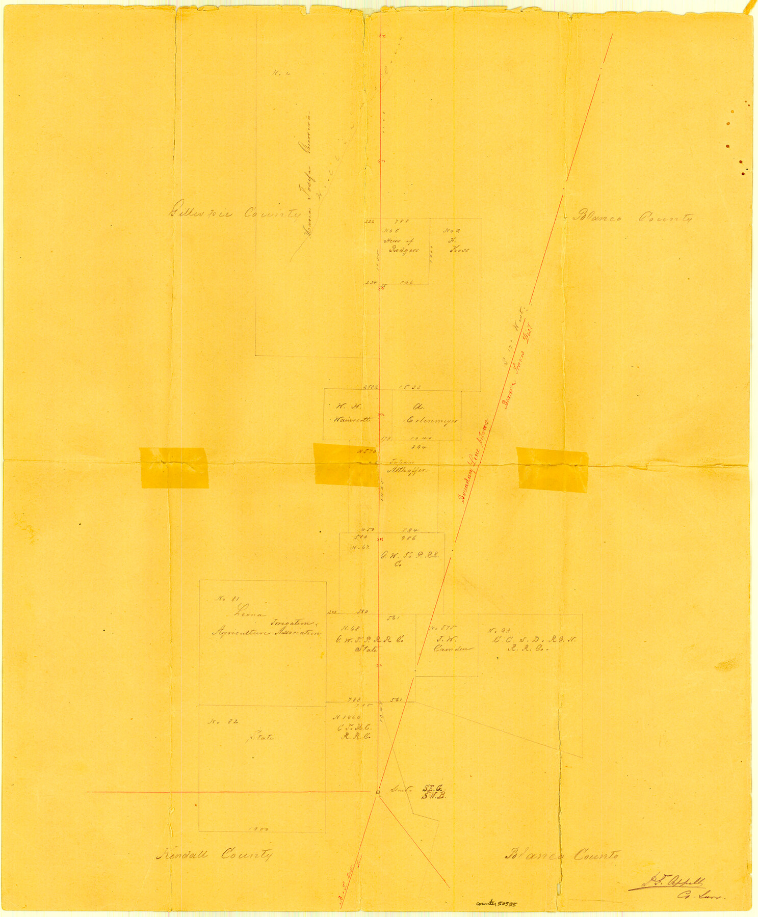 50555, Blanco County Boundary File 5, General Map Collection