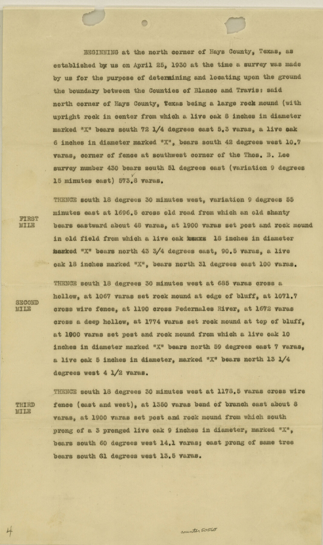 50565, Blanco County Boundary File 7, General Map Collection