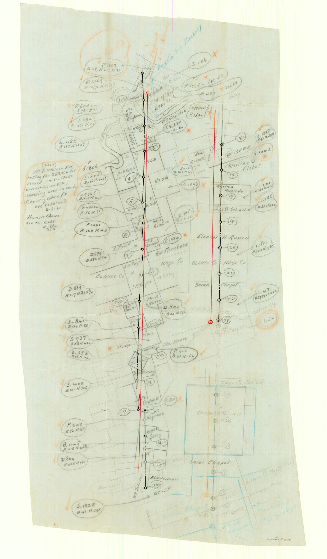 50575, Blanco County Boundary File 8, General Map Collection