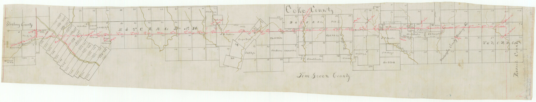 51615, Coke County Boundary File 6, General Map Collection