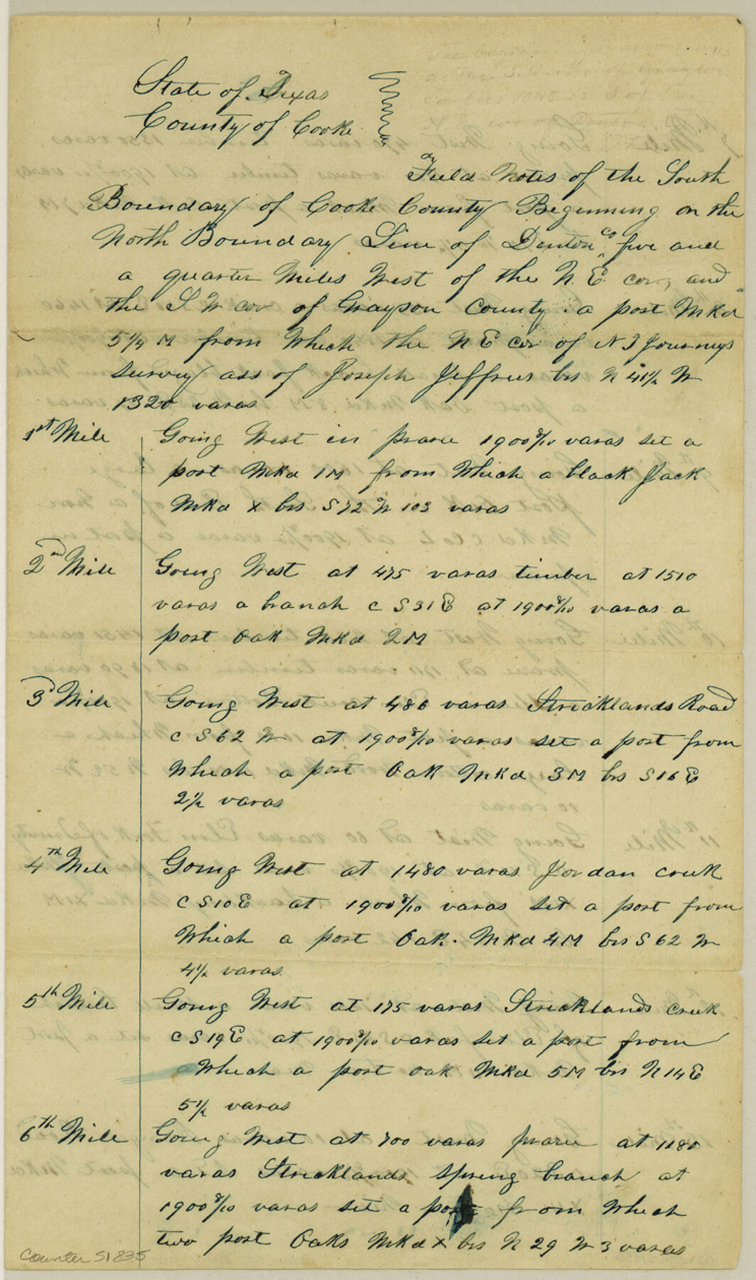 51835, Cooke County Boundary File 1b, General Map Collection