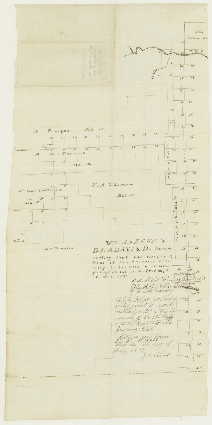 51955, Cottle County Boundary File 1a, General Map Collection