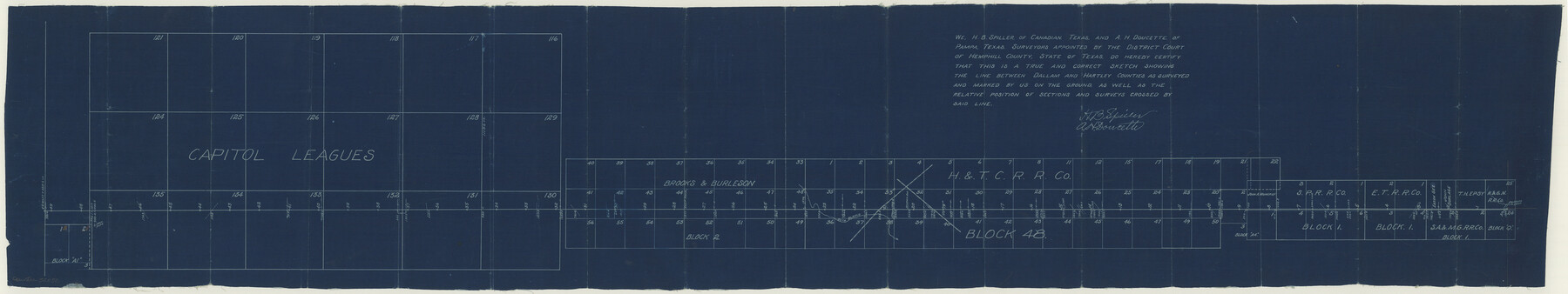 52082, Dallam County Boundary File 4, General Map Collection