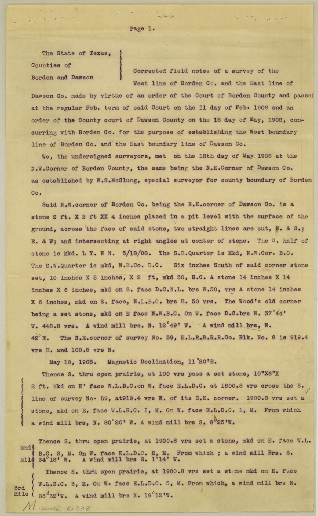 52338, Dawson County Boundary File 2, General Map Collection