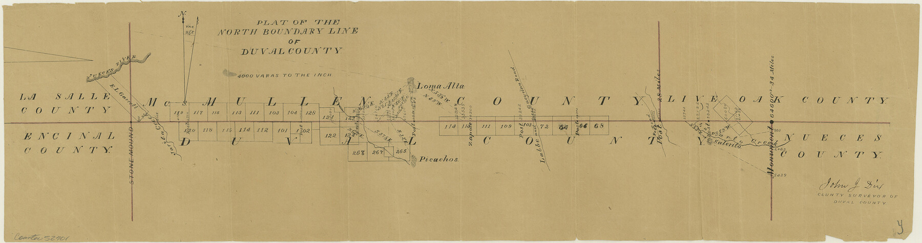 52701, Duval County Boundary File 1e, General Map Collection