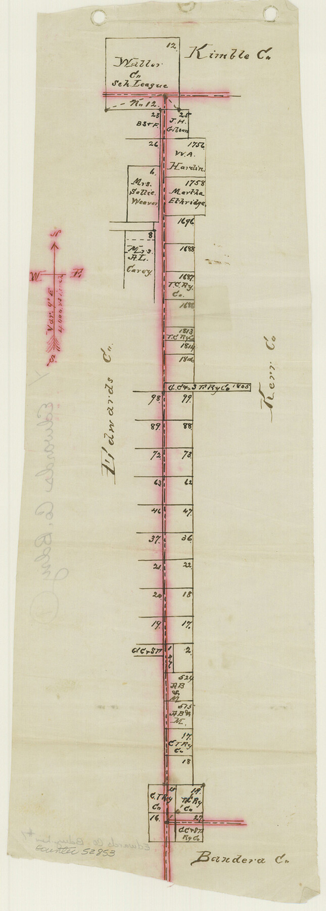 52853, Edwards County Boundary File 1, General Map Collection