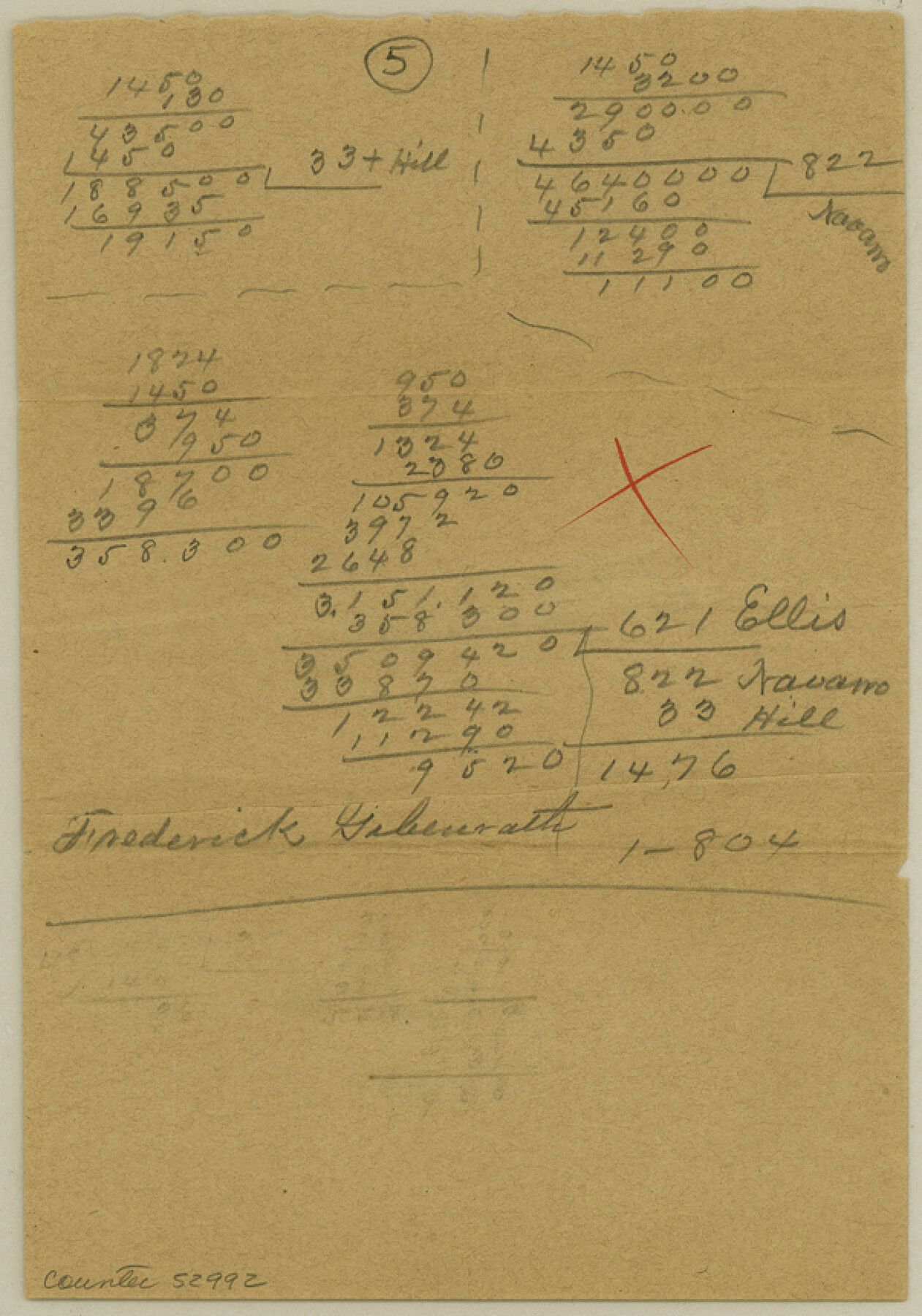 52992, Ellis County Boundary File 6, General Map Collection