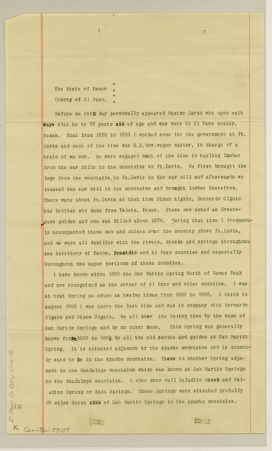 53189, El Paso County Boundary File 16, General Map Collection