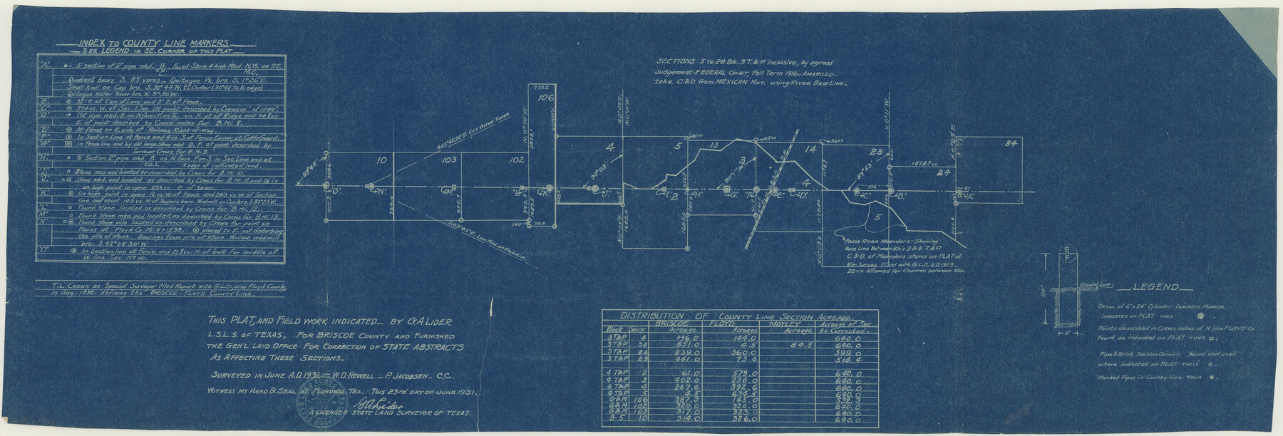 53496, Floyd County Boundary File 4a, General Map Collection