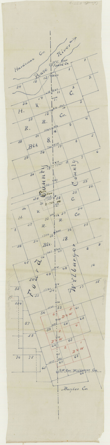 53516, Foard County Boundary File 3, General Map Collection