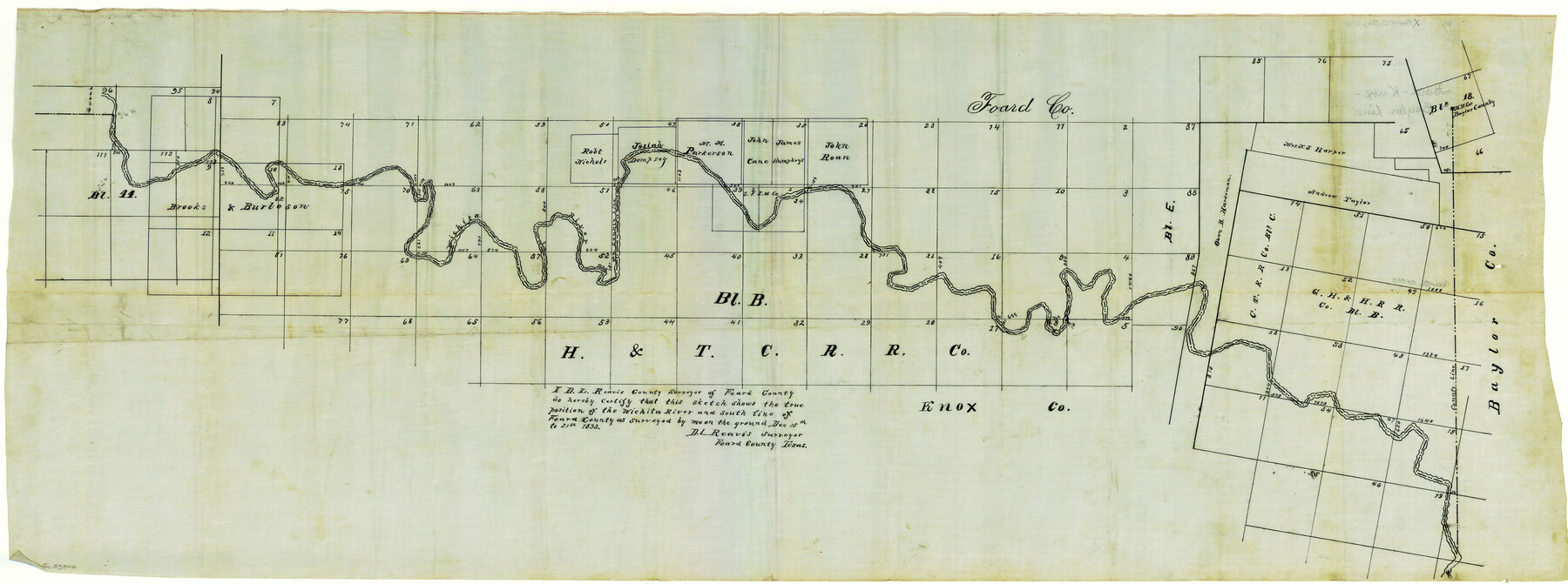 53522, Foard County Boundary File 4a, General Map Collection