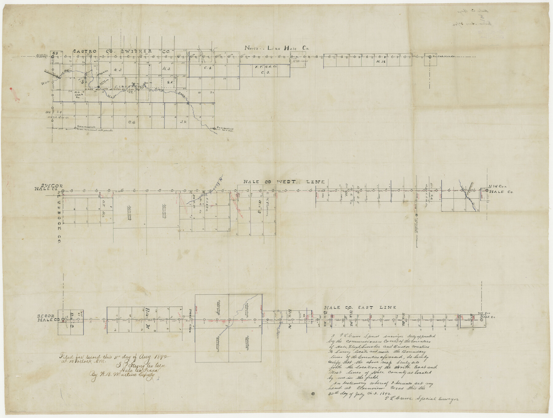 54046, Hale County Boundary File 3, General Map Collection