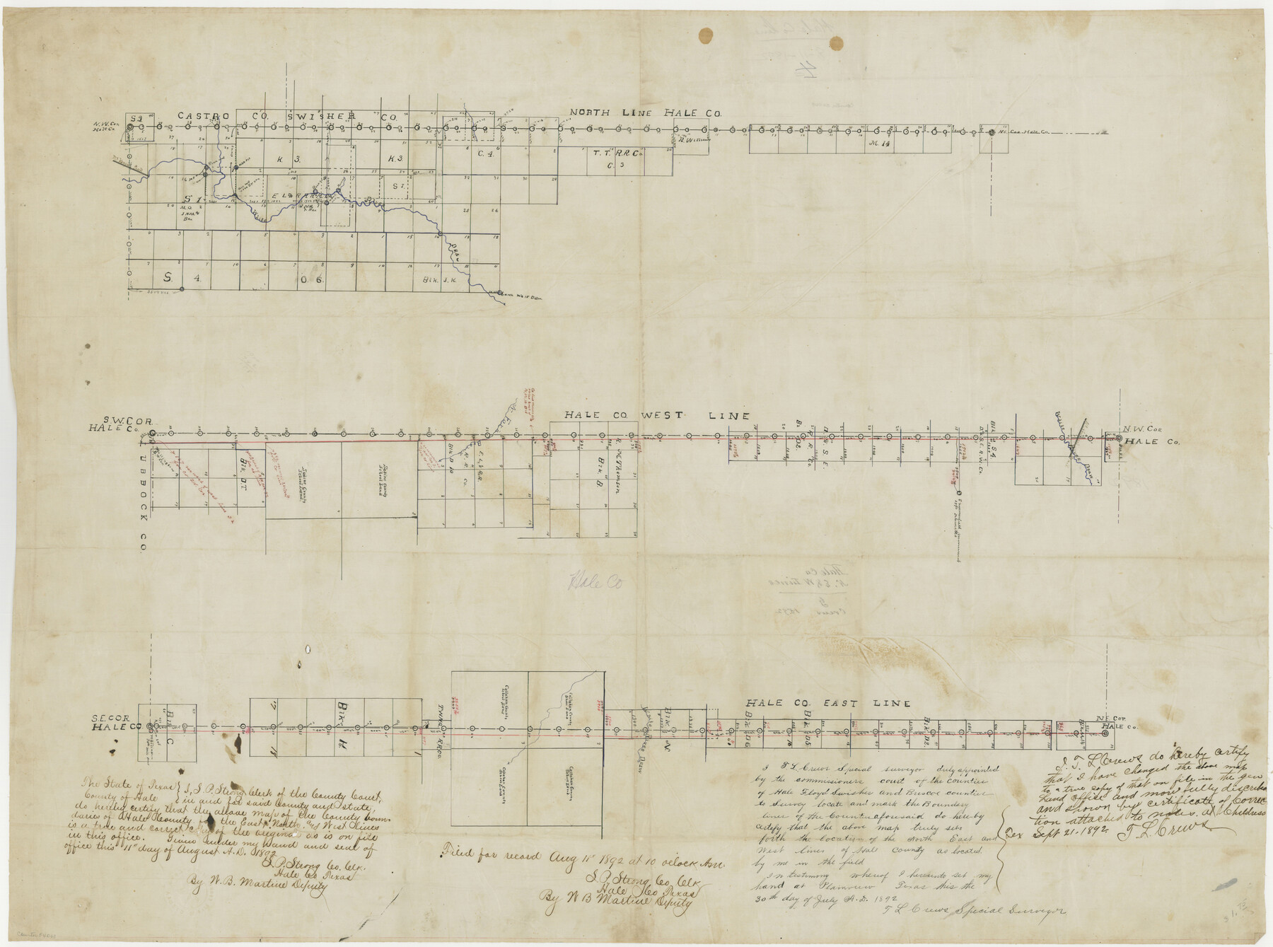 54068, Hale County Boundary File 4a, General Map Collection