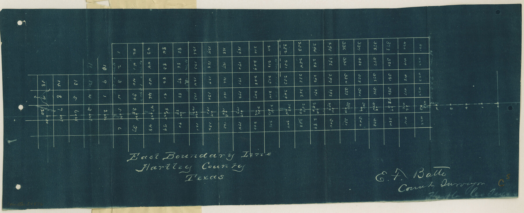 54476, Hartley County Boundary File 3, General Map Collection