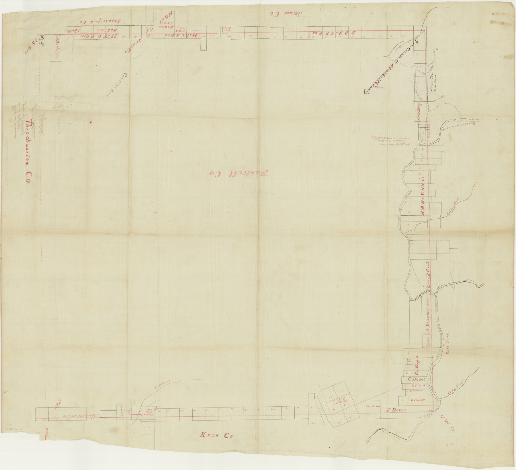 54536, Haskell County Boundary File 1a, General Map Collection