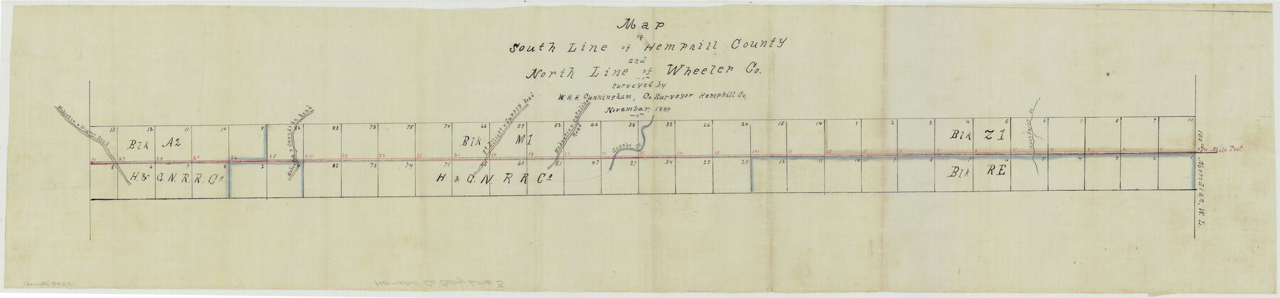 54630, Hemphill County Boundary File 3, General Map Collection