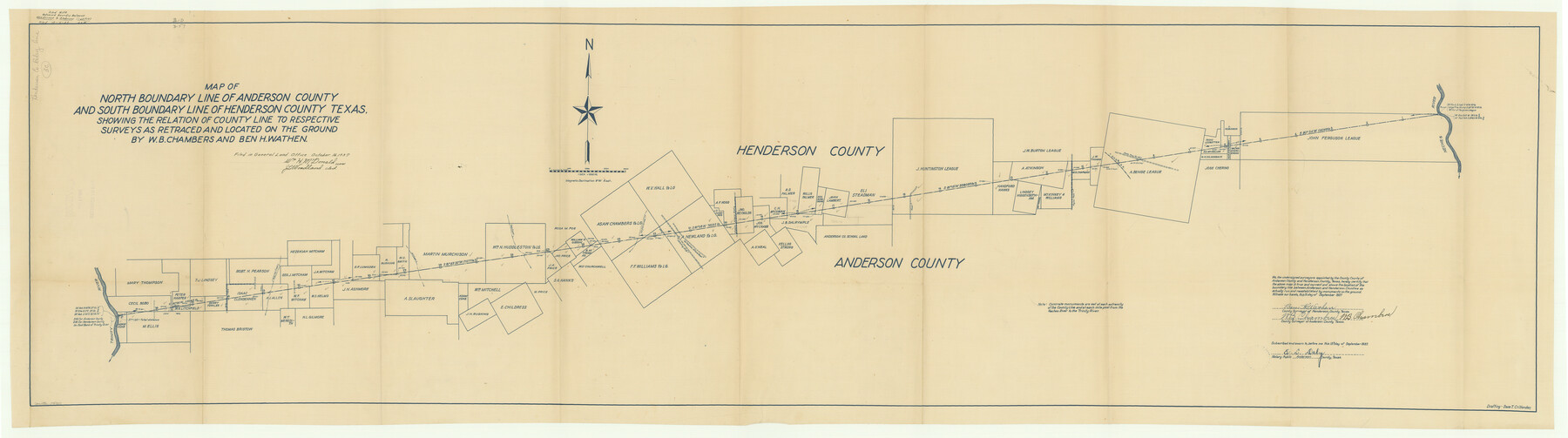 54707, Henderson County Boundary File 3c, General Map Collection