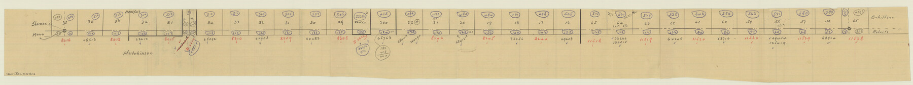 55314, Hutchinson County Boundary File 5, General Map Collection