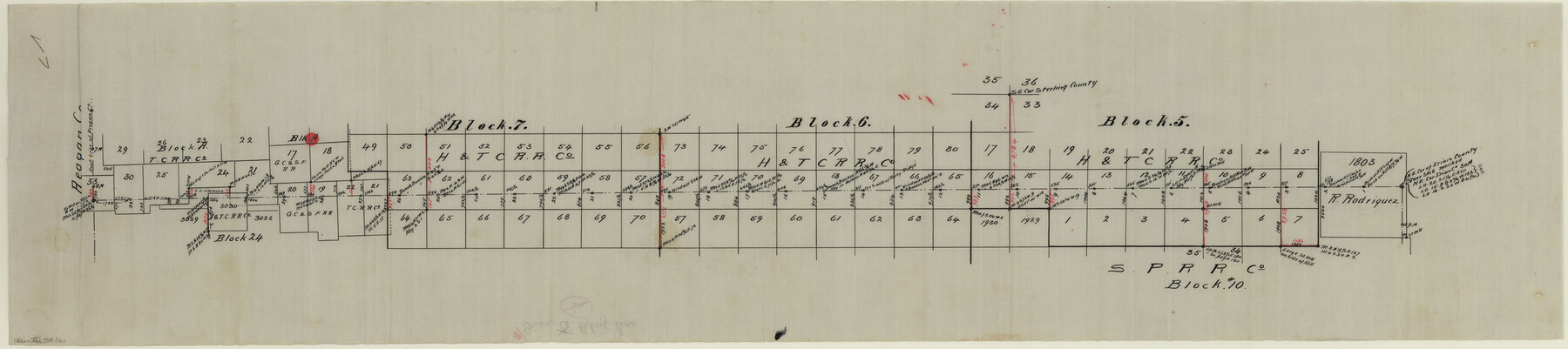 55361, Irion County Boundary File 4a, General Map Collection