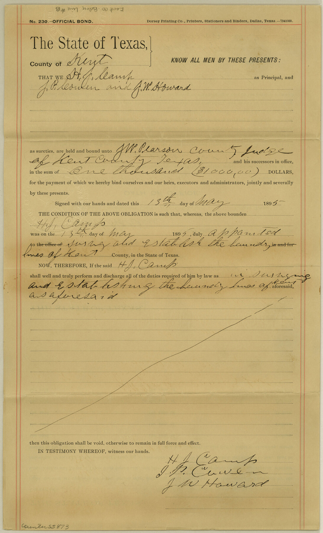 55873, Kent County Boundary File 8, General Map Collection