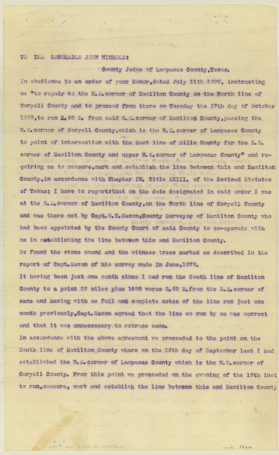 56210, Lampasas County Boundary File 15a, General Map Collection