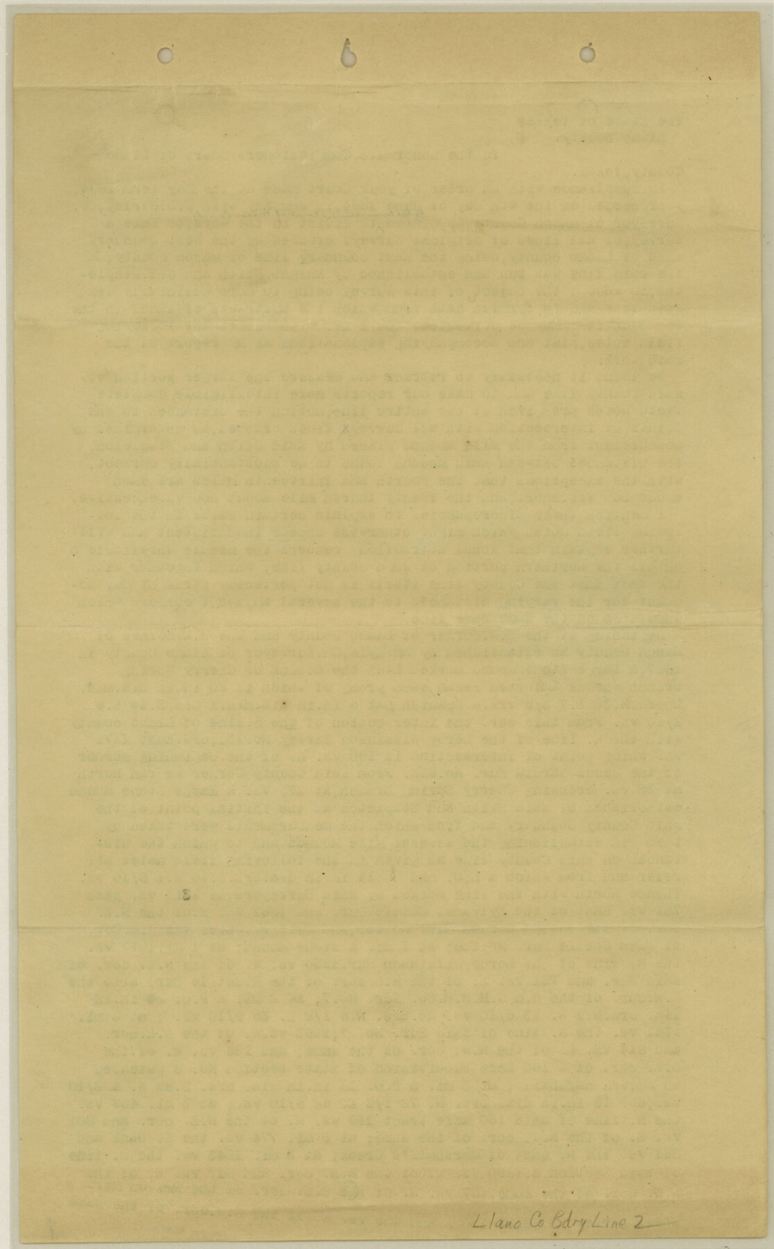 56443, Llano County Boundary File 2, General Map Collection