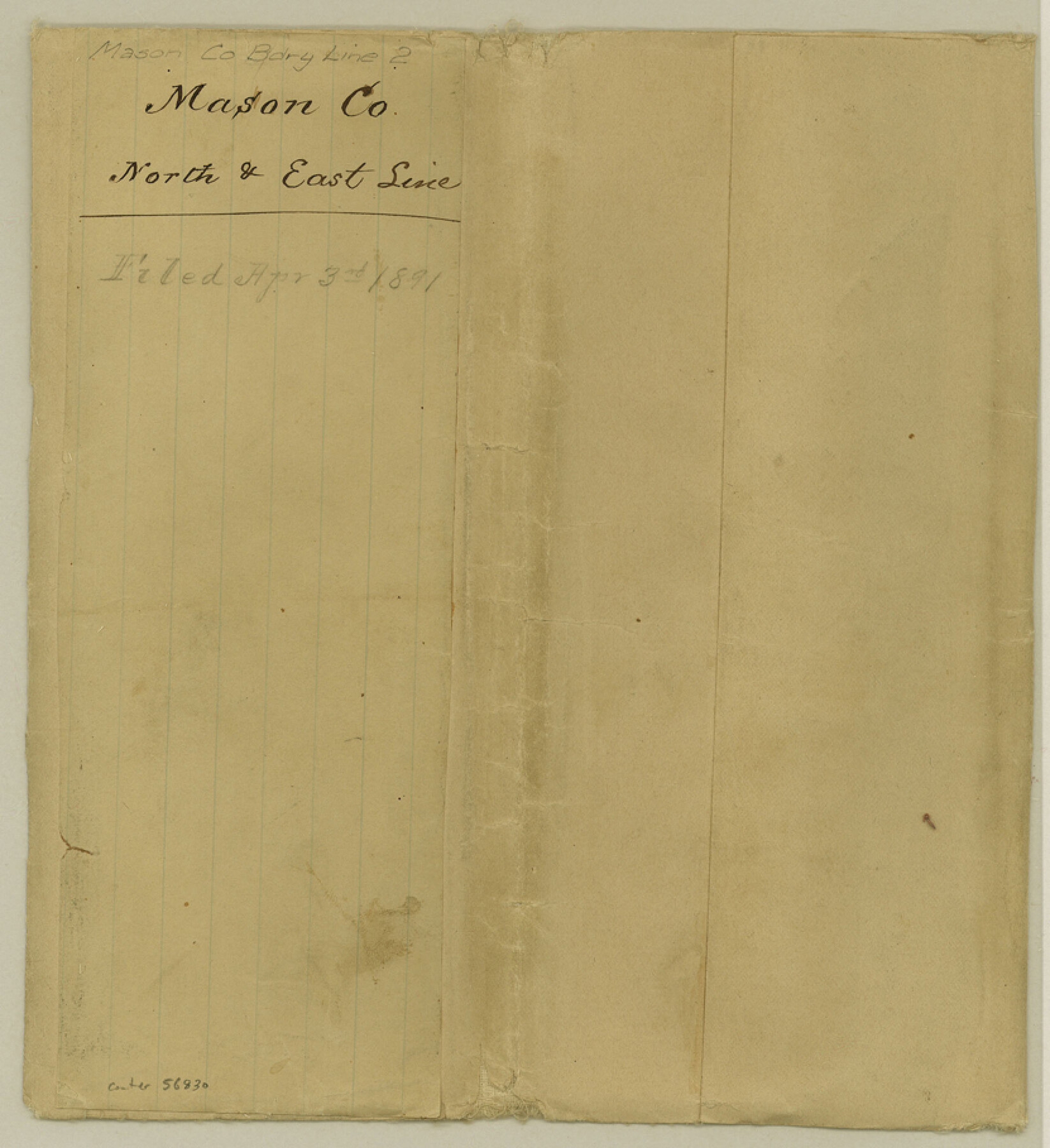 56830, Mason County Boundary File 2, General Map Collection