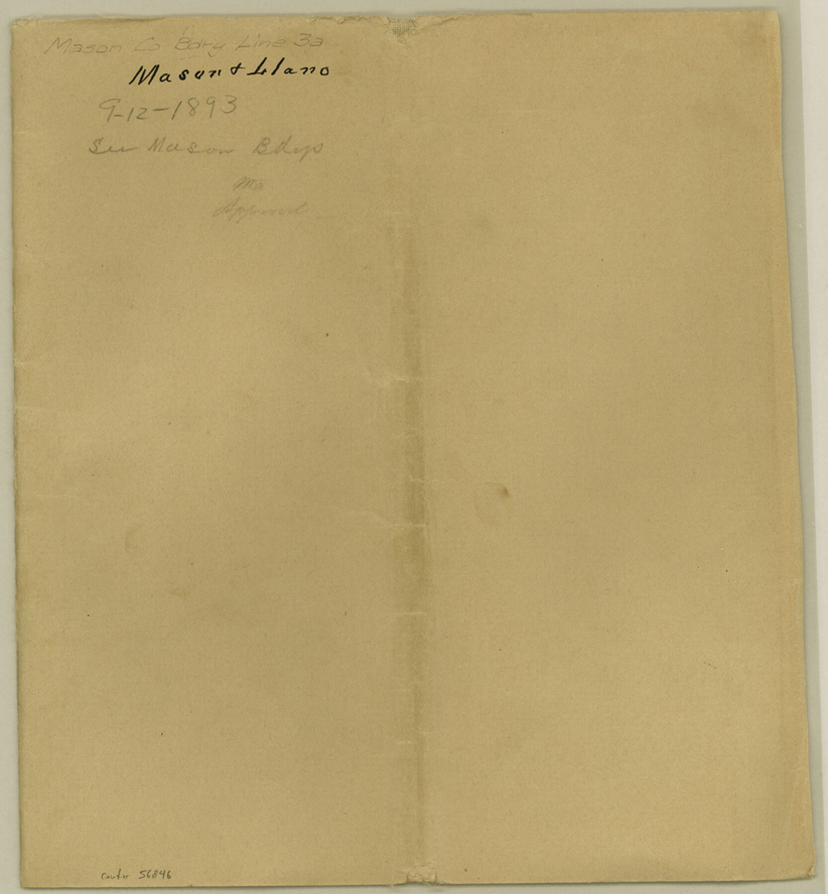 56846, Mason County Boundary File 3a, General Map Collection