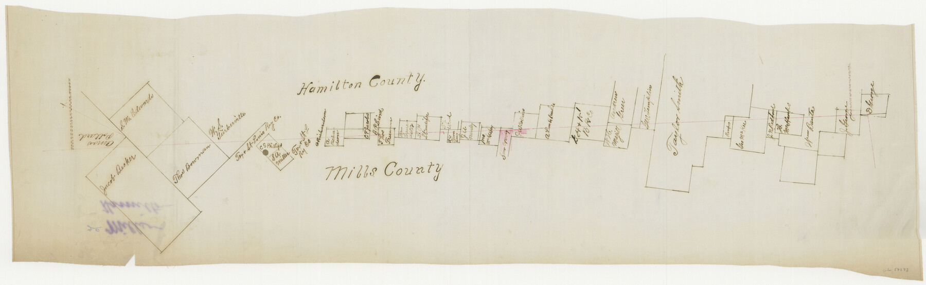 57273, Mills County Boundary File 1a, General Map Collection