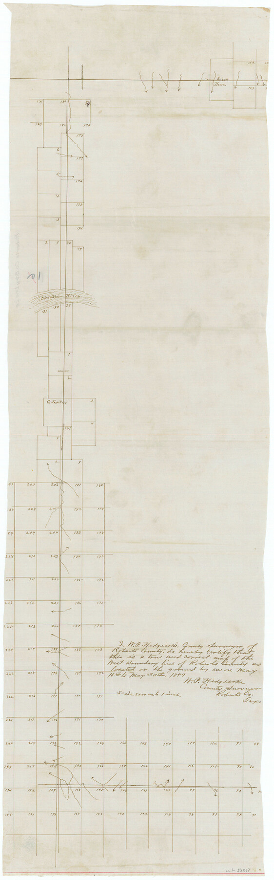 58367, Roberts County Boundary File 2e, General Map Collection