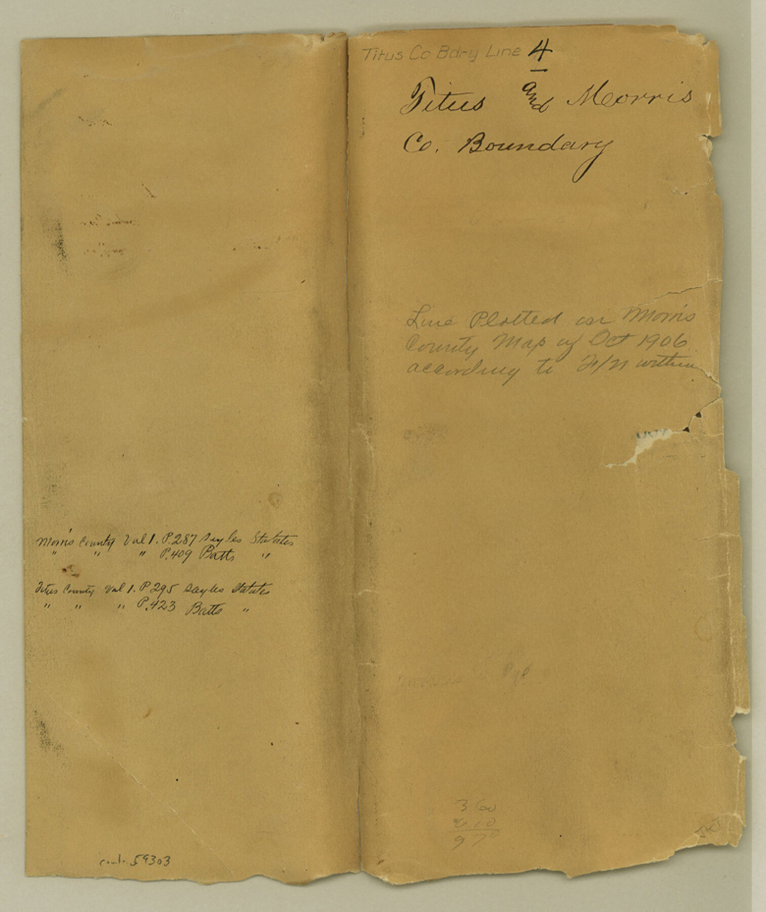 59303, Titus County Boundary File 4, General Map Collection