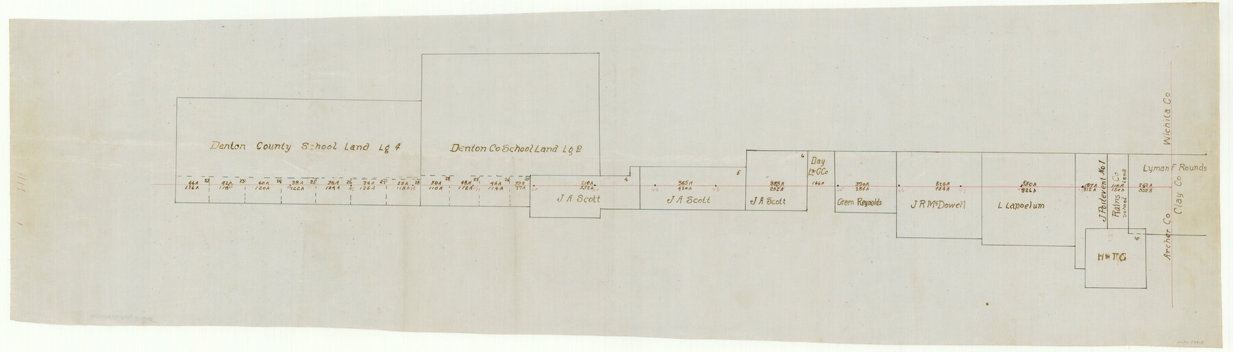 59915, Wichita County Boundary File 5, General Map Collection