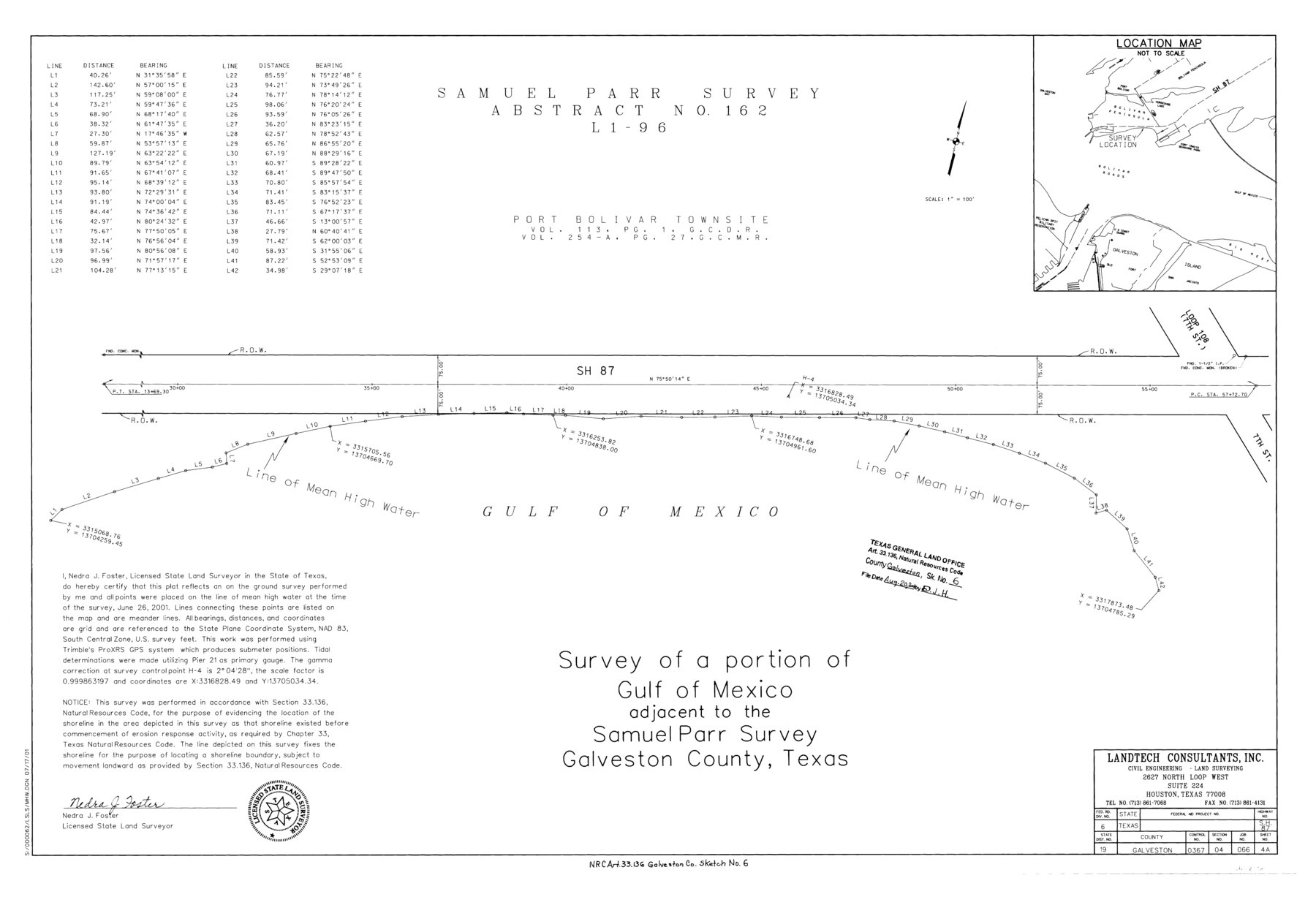 61588, Galveston County NRC Article 33.136 Sketch 6, General Map Collection