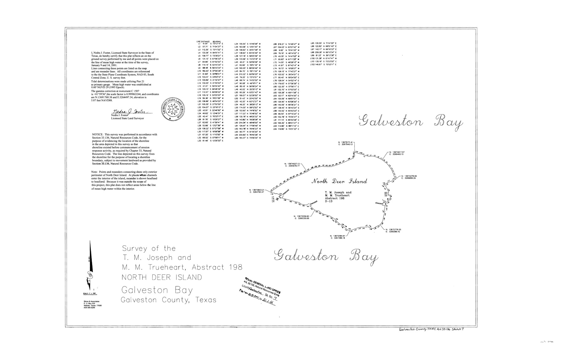 61589, Galveston County NRC Article 33.136 Sketch 7, General Map Collection