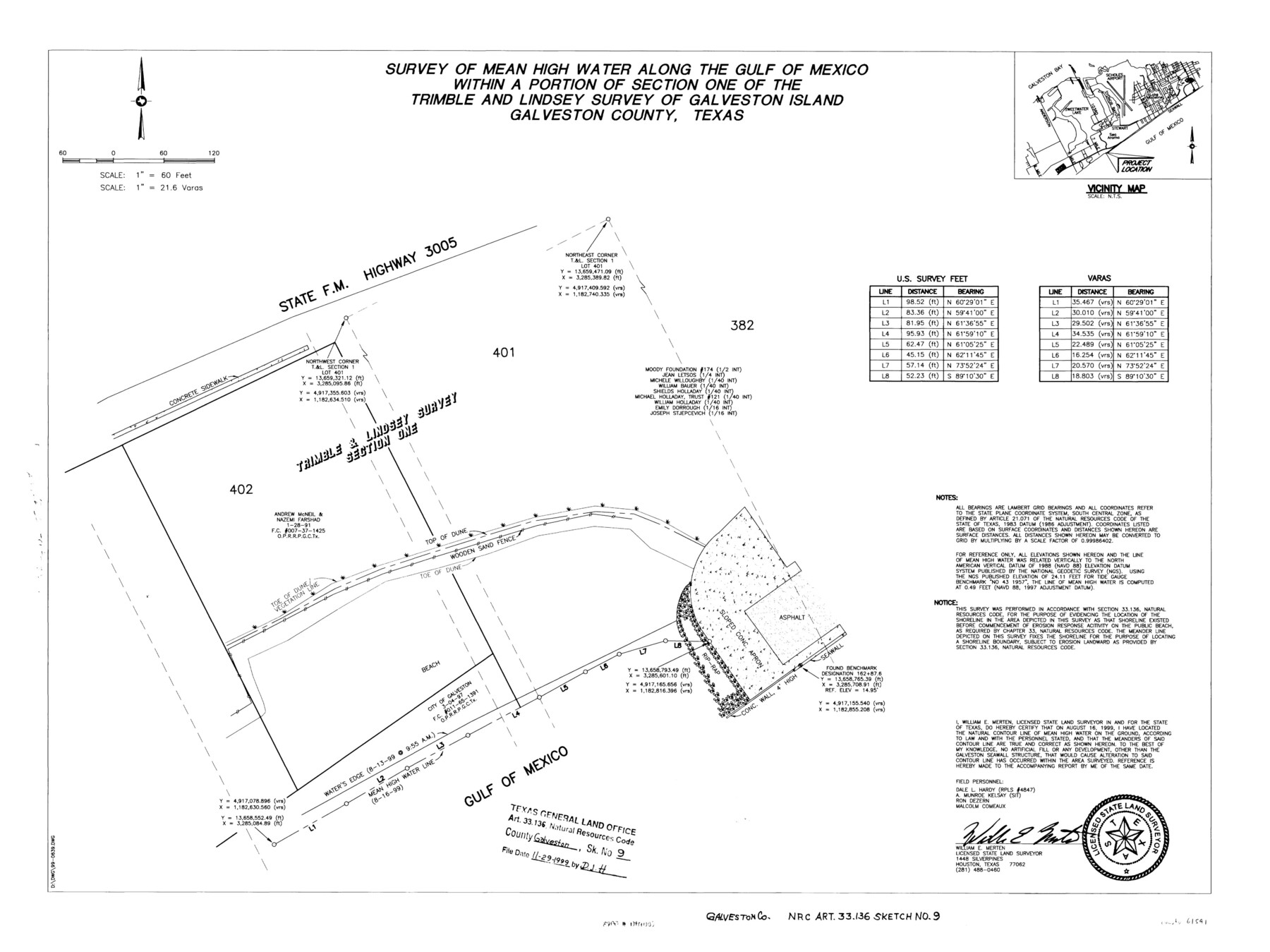 61591, Galveston County NRC Article 33.136 Sketch 9, General Map Collection