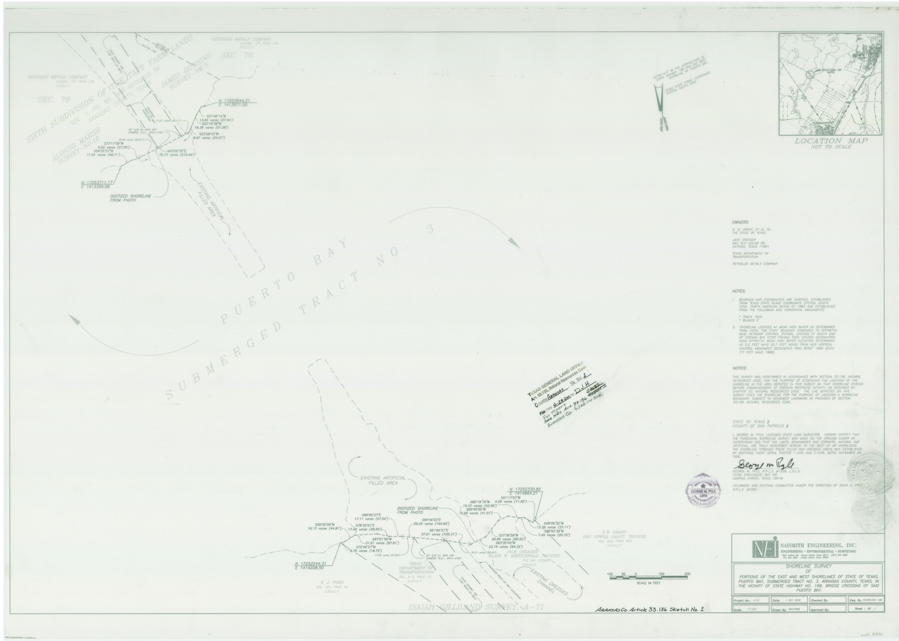 61630, Aransas County NRC Article 33.136 Sketch 1, General Map Collection