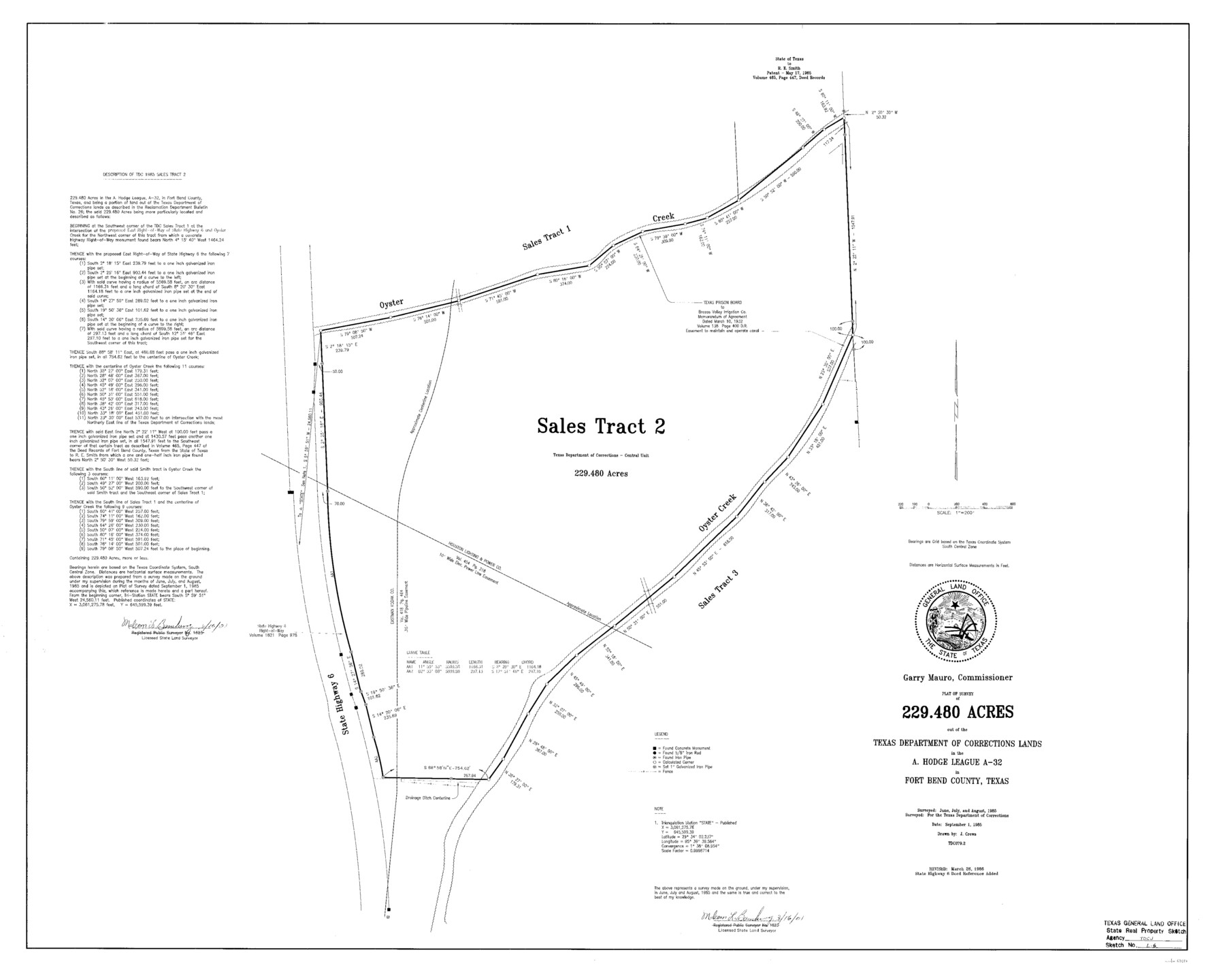 61680, Fort Bend County State Real Property Sketch 6, General Map Collection