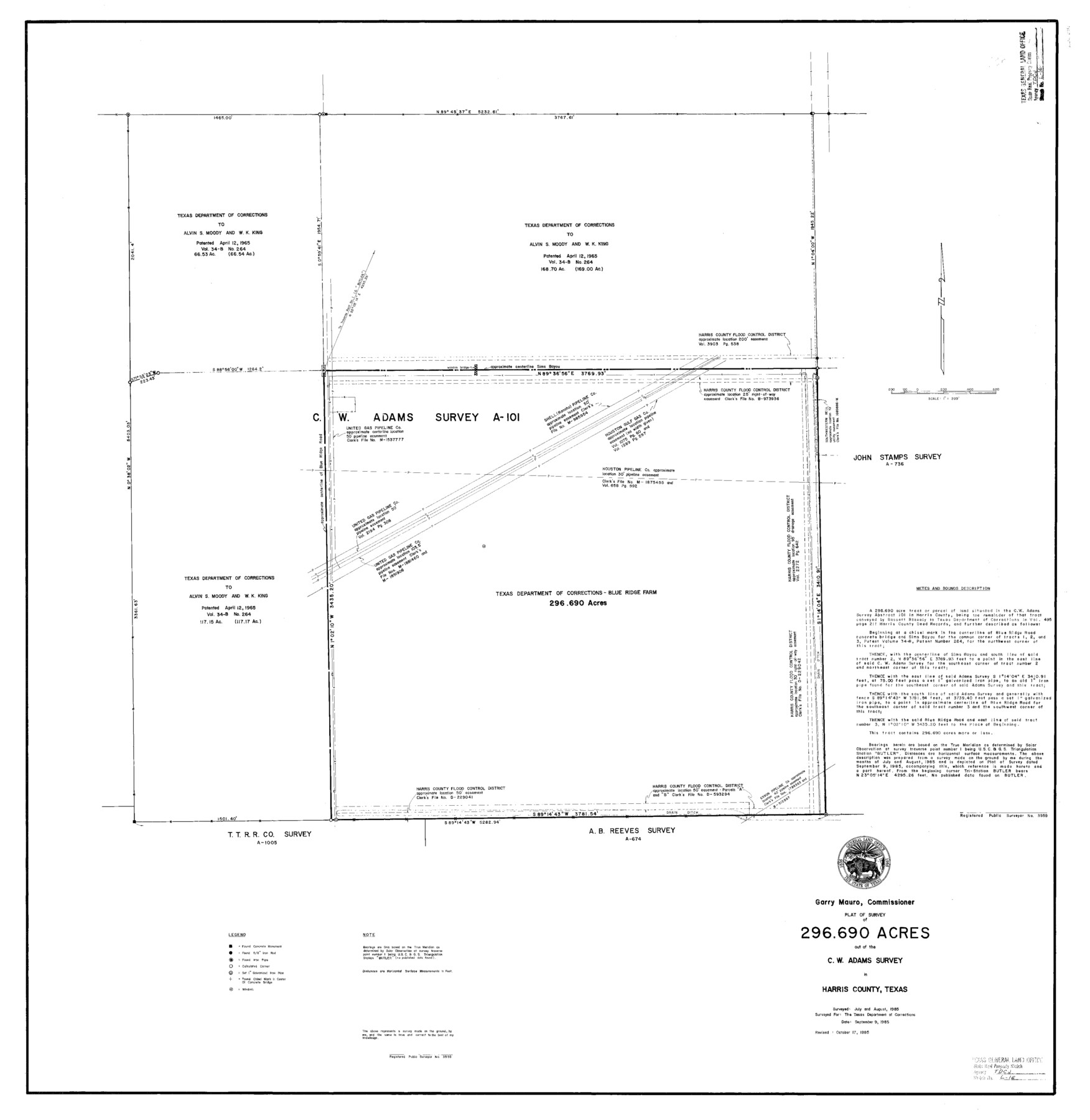 61690, Harris County State Real Property Sketch 1, General Map Collection