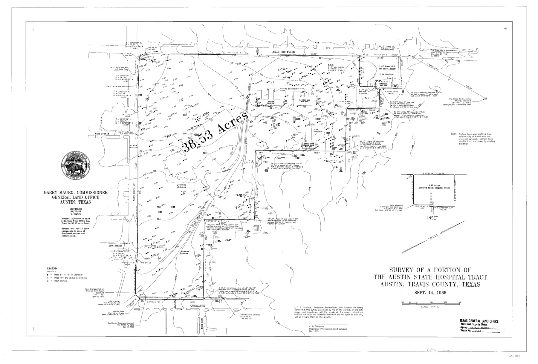 61696, Travis County State Real Property Sketch 5, General Map Collection