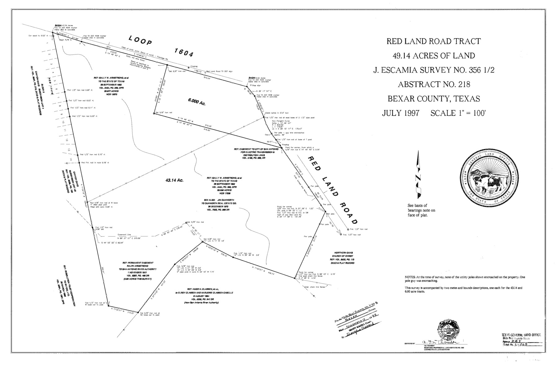 61701, Bexar County State Real Property Sketch 2, General Map Collection