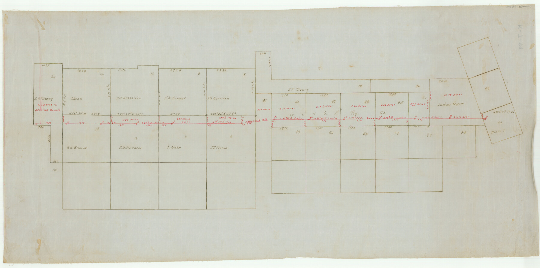 65502, Edwards County Boundary File 29, General Map Collection