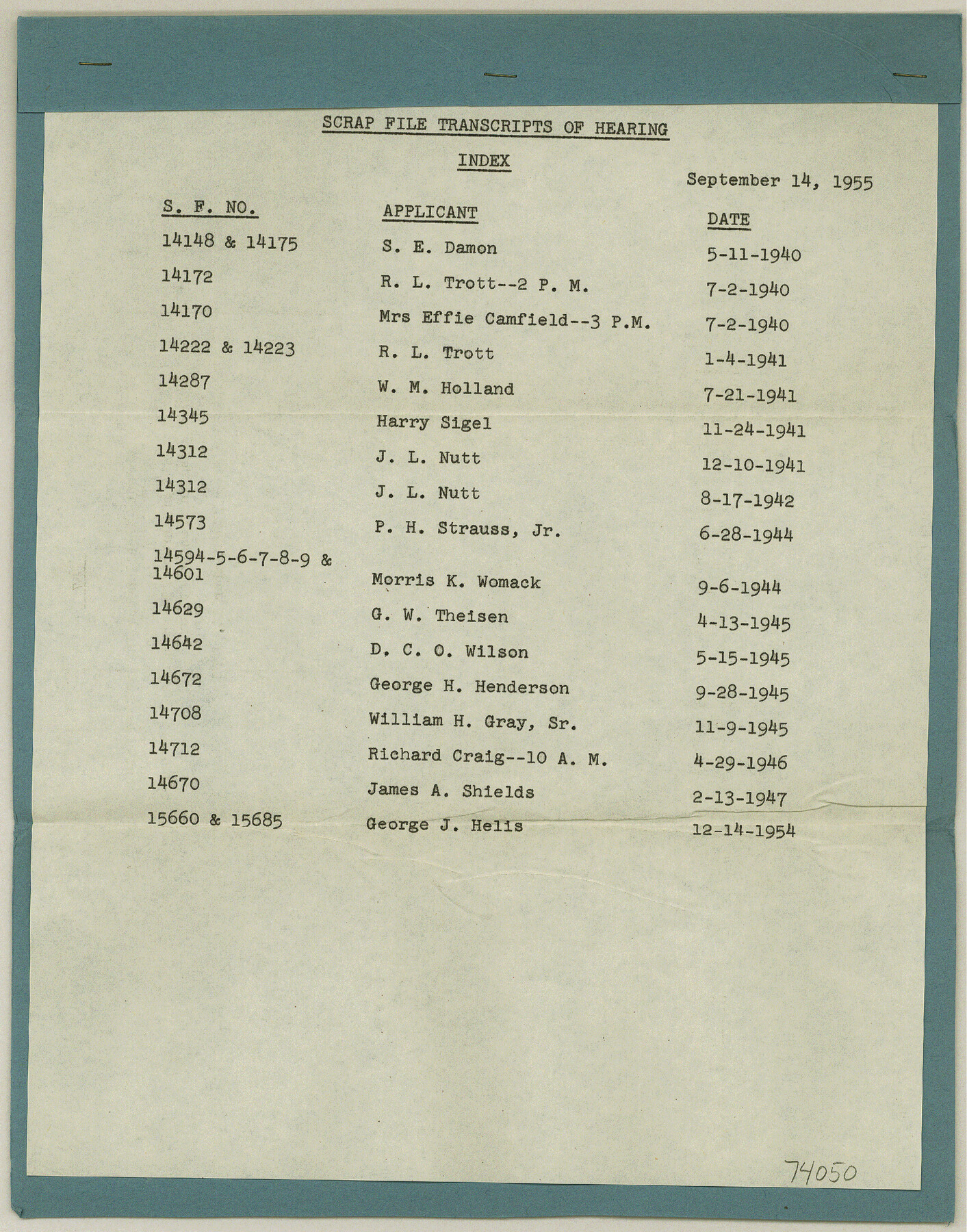 74050, Current Miscellaneous File 57, General Map Collection