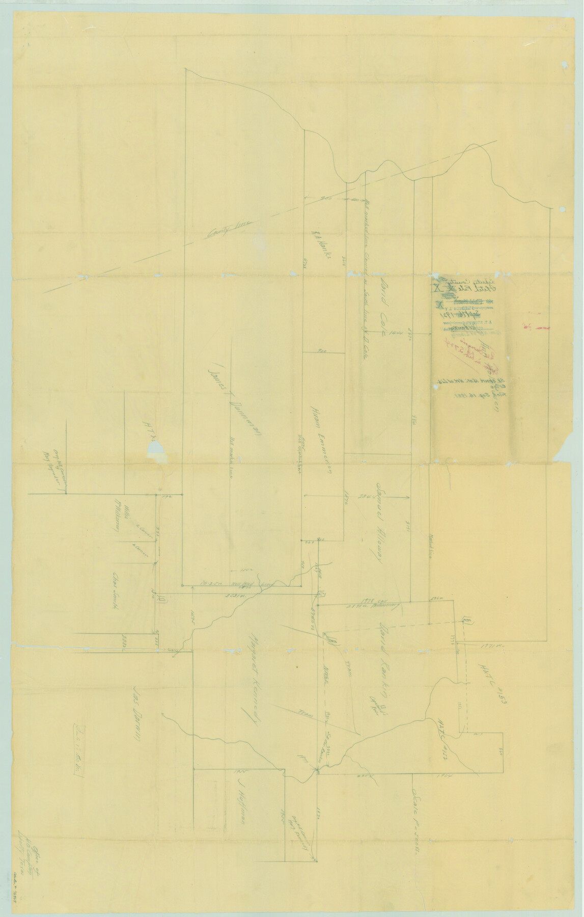 76769, Liberty County Sketch File X, General Map Collection